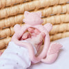 B. Box Wrist Teether, Blush