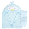 Gerber 4pc Bath Set Blue Penguin