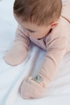 Juddlies Waffle Mitt, Pink Clay