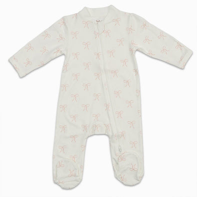Lulujo Footed Sleeper, Bows