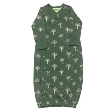 Parade Organic Gown, Leafy Trees
