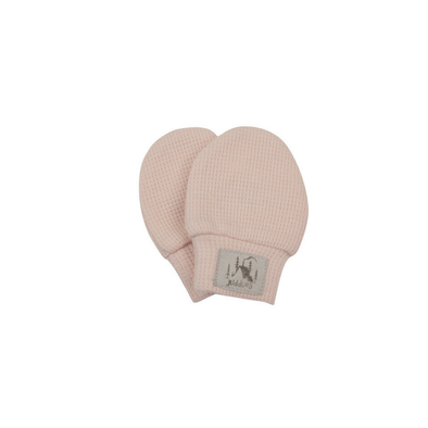 Juddlies Waffle Mitt, Pink Clay