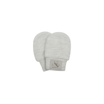 Juddlies Waffle Mitt, Grey Melange