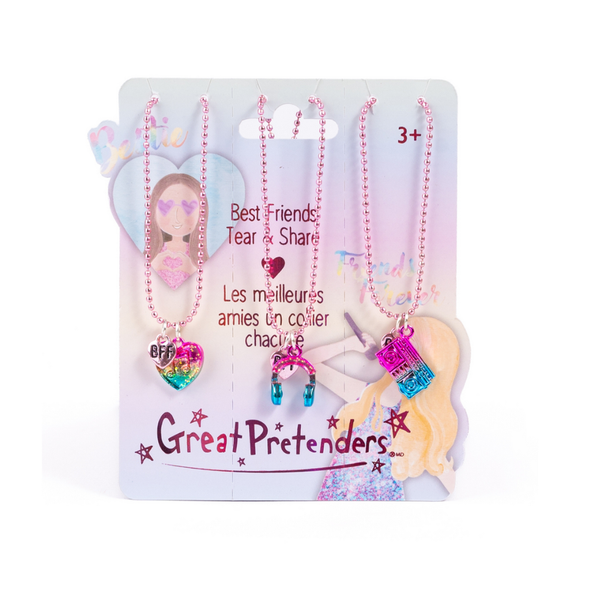 Great Pretenders Taylor's Bestie Squad Tear and Share Necklaces, 3pc
