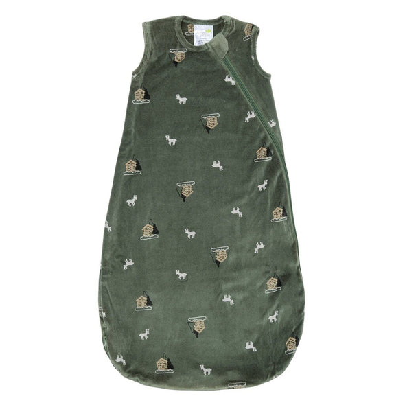 Perlimpinpin Velvet Sleep Bag 1.0 Tog, Forest