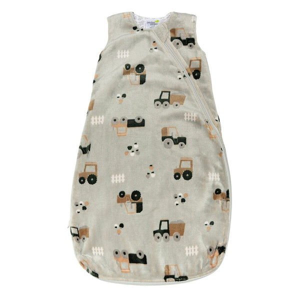 Perlimpinpin Plush Sleep Bag 1.5 Tog, Tractor