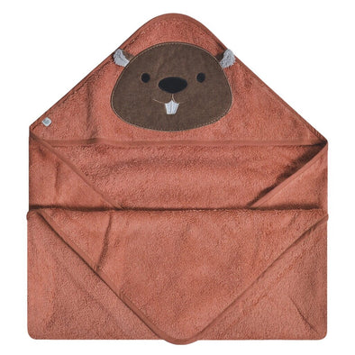 Perlimpinpin Hooded Towel, Beaver
