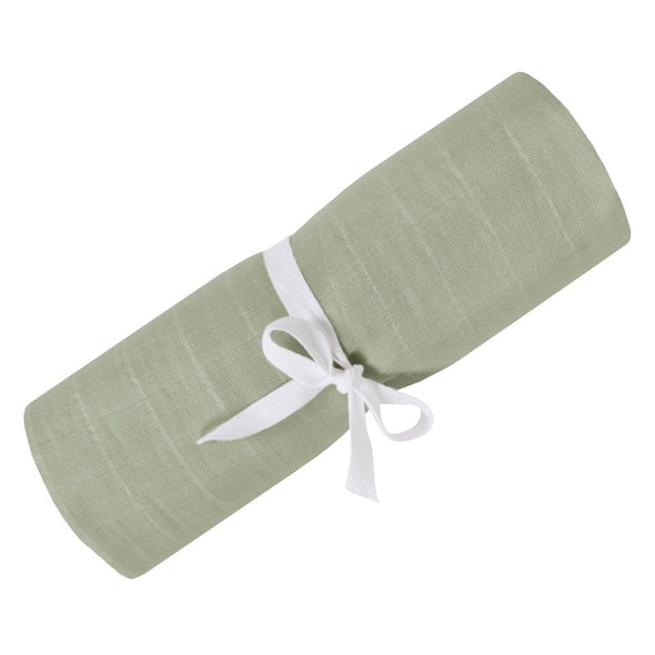 Perlimpinpin Cotton Muslin Blanket, Khaki