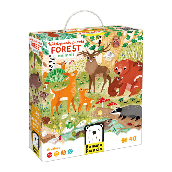 Banana Panda Forest Animals Jumbo Puzzle