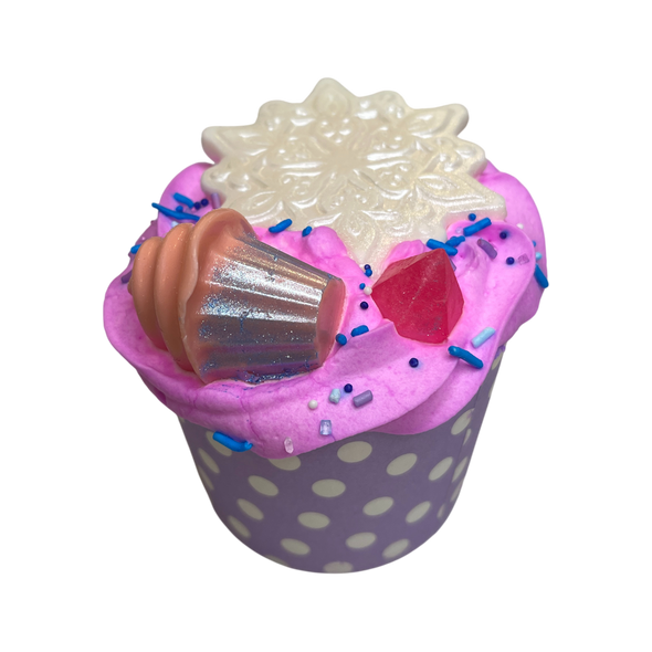 Sugar Plum Fairy Bubble Bath Bomb Cupcake
