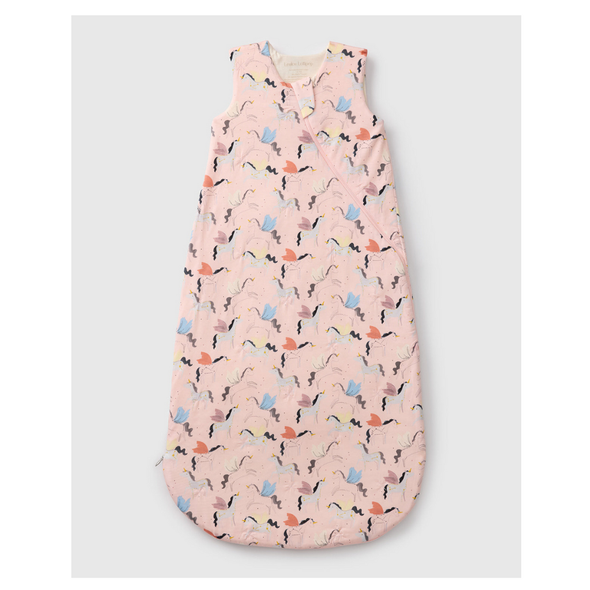 Loulou Lollipop Tencel Sleep Bag 1.0 TOG, Unicorn Ballet