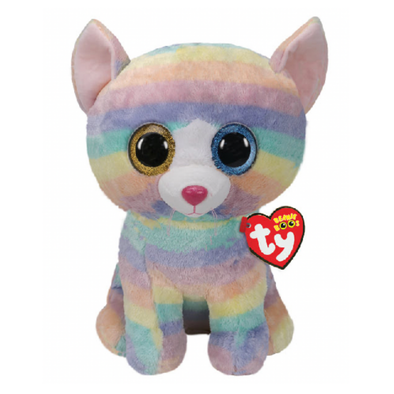 TY Beanie Boo, Heather Unicorn Cat Large