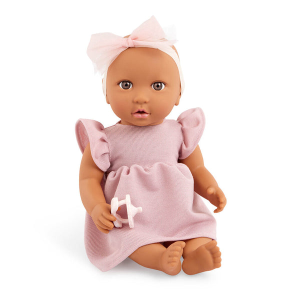 LullaBaby 14" Doll, Pink Dress