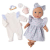 LullaBaby 14" Baby Doll, Blue Dress & Pj's