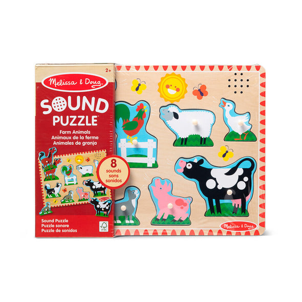 Melissa & Doug Sound Puzzle, Farm