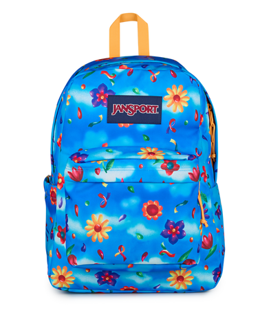 jansport backpack flowers Jansport Superbreak Plus, Daydream Floral Blue – Spring Children