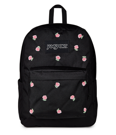 black jansport backpack with red roses SUPERBREAK PLUS The Superbreak Plus FX from JANSPORT keeps the classic daypack feel Black Jansport Backpack With Red