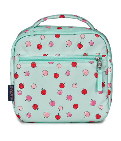 jansport lunch box light blue Jansport Lunch Break, Apple Orchard Magic Mint – Spring Children