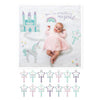 Lulujo Baby's 1st Year Milestone Blanket & Cards Set, Something Magical