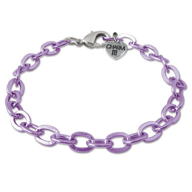 CHARM IT! Purple Chain Bracelet