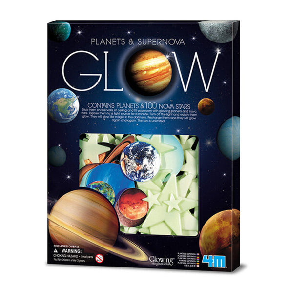 4M Glow Supernova with Planets