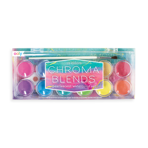 Ooly Chroma Blends Watercolours Pearlescent 13pc Set