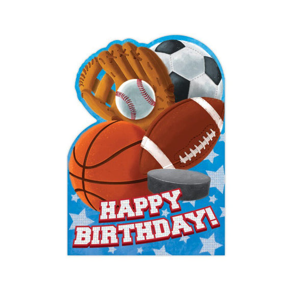 Sports Happy Birthday Card