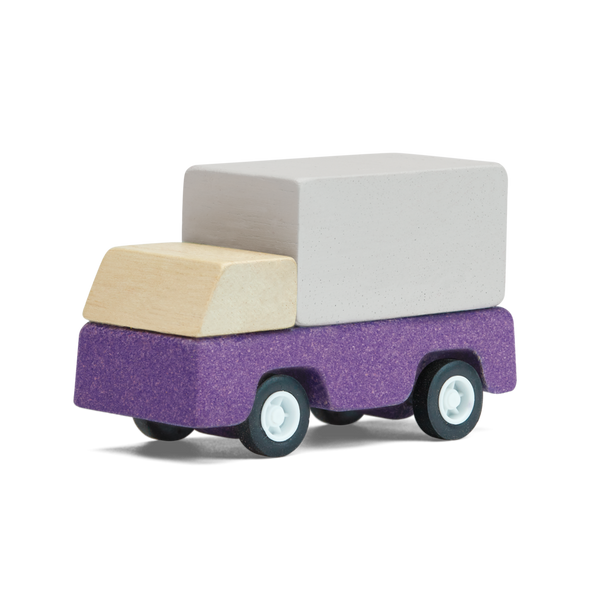 Plan Toys Purple Delivery Truck