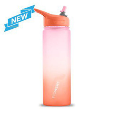 EcoVessel Wave Sports Water Bottle 24oz, Coral Sands