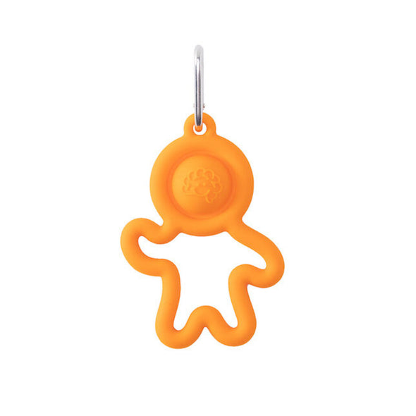 Fat Brain Toys Lil Dimpl Keychain, Orange