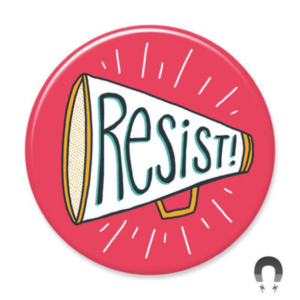 Badge Bomb Magnet, Resist