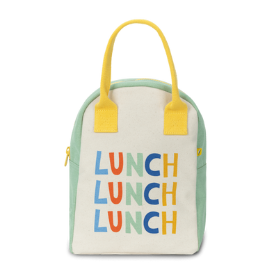 Fluf Zipper Lunch Bag, Triple Lunch