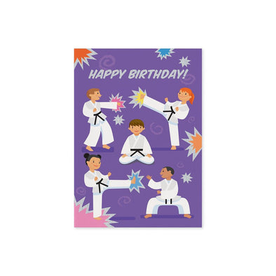 Happy Birthday Martial Arts Card