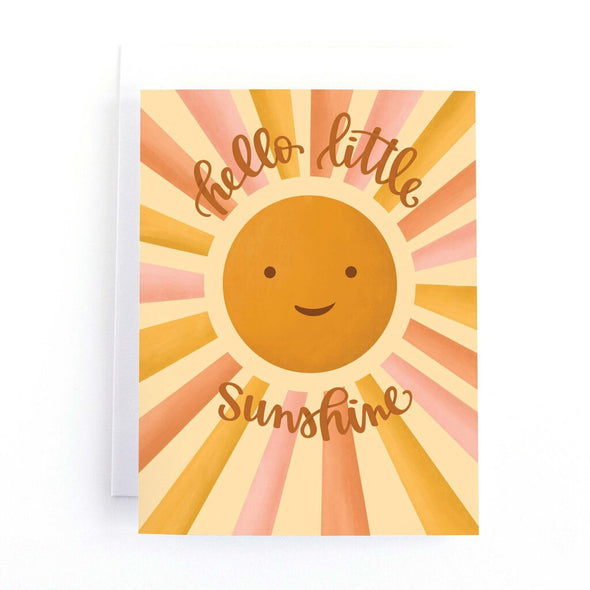 Hello Sunshine Baby Shower Card