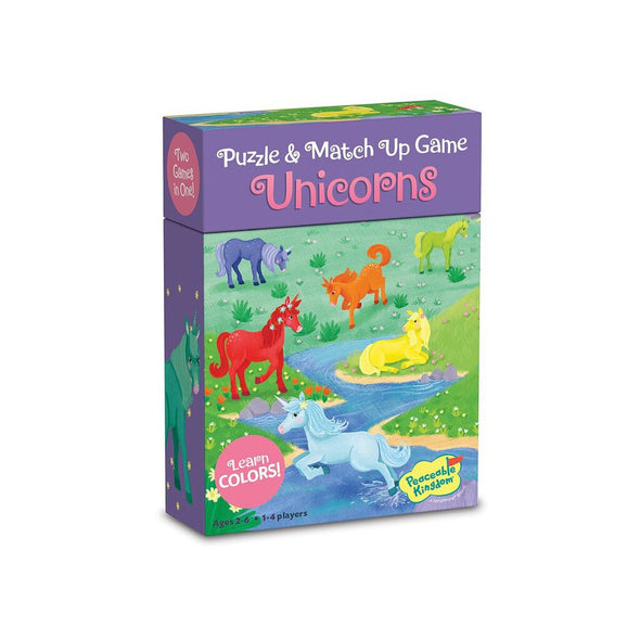 Peaceable Kingdom Match Up Unicorn