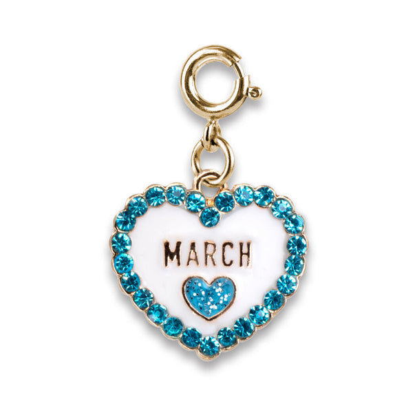 Charm It! Gold March Birthstone Charm