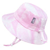 Jan & Jul Cotton Bucket Hat, Pink Tie Dye
