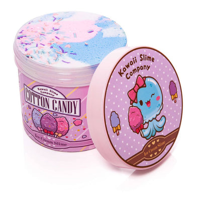 Kawaii Slime Cotton Candy Scented Ice Cream Pint Slime