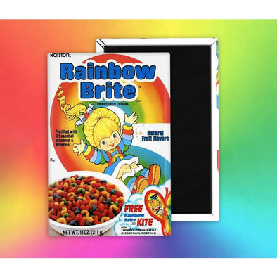 Foxy Hipster Magnet, Rainbow Brite Cereal