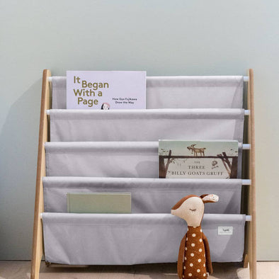 3 Sprouts Book Rack, Light Gray (LOCAL PICKUP ONLY)