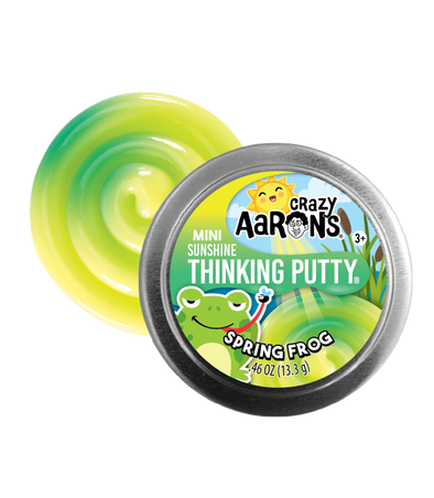 Crazy Aarons Thinking Putty Mini, Spring Frog