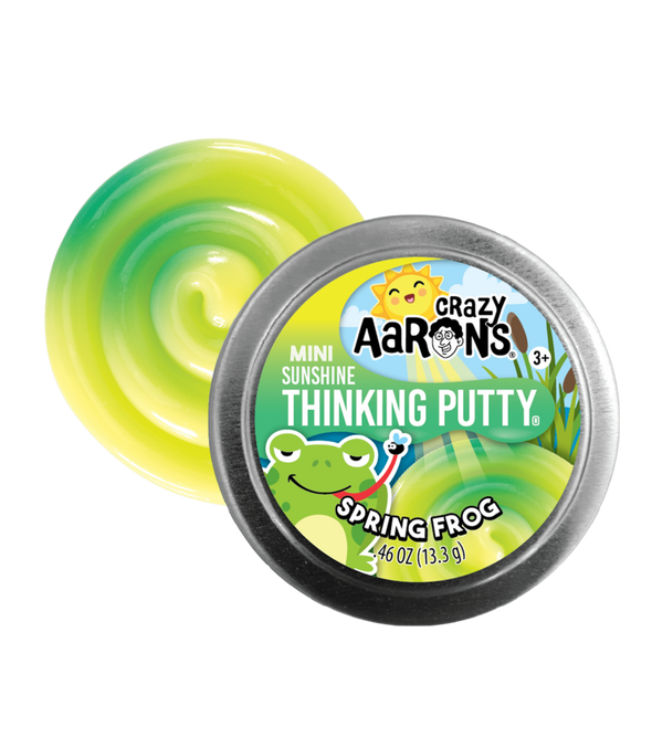 Crazy Aarons Thinking Putty Mini, Spring Frog