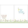 Baptism Flowers - With Scripture Religious Greeting Card