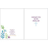 1st Communion - With Scripture Religious Greeting Card