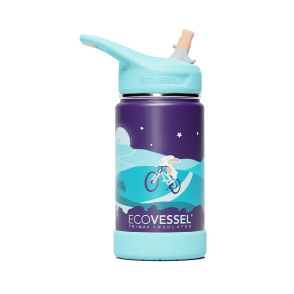 EcoVessel The Frost Water Bottle, Bunny Hop
