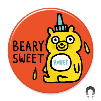 Badge Bomb Magnet, Beary Sweet