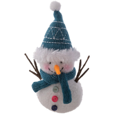 Stephen Joseph Linen Ornament, Snowman