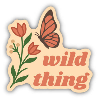 Wild Thing Flower With Butterfly