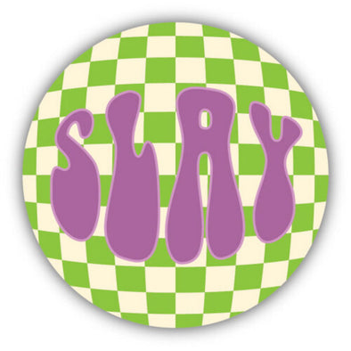 Slay Checkerboard Sticker