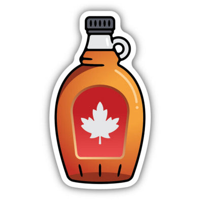 Maple Syrup Bottle Sticker